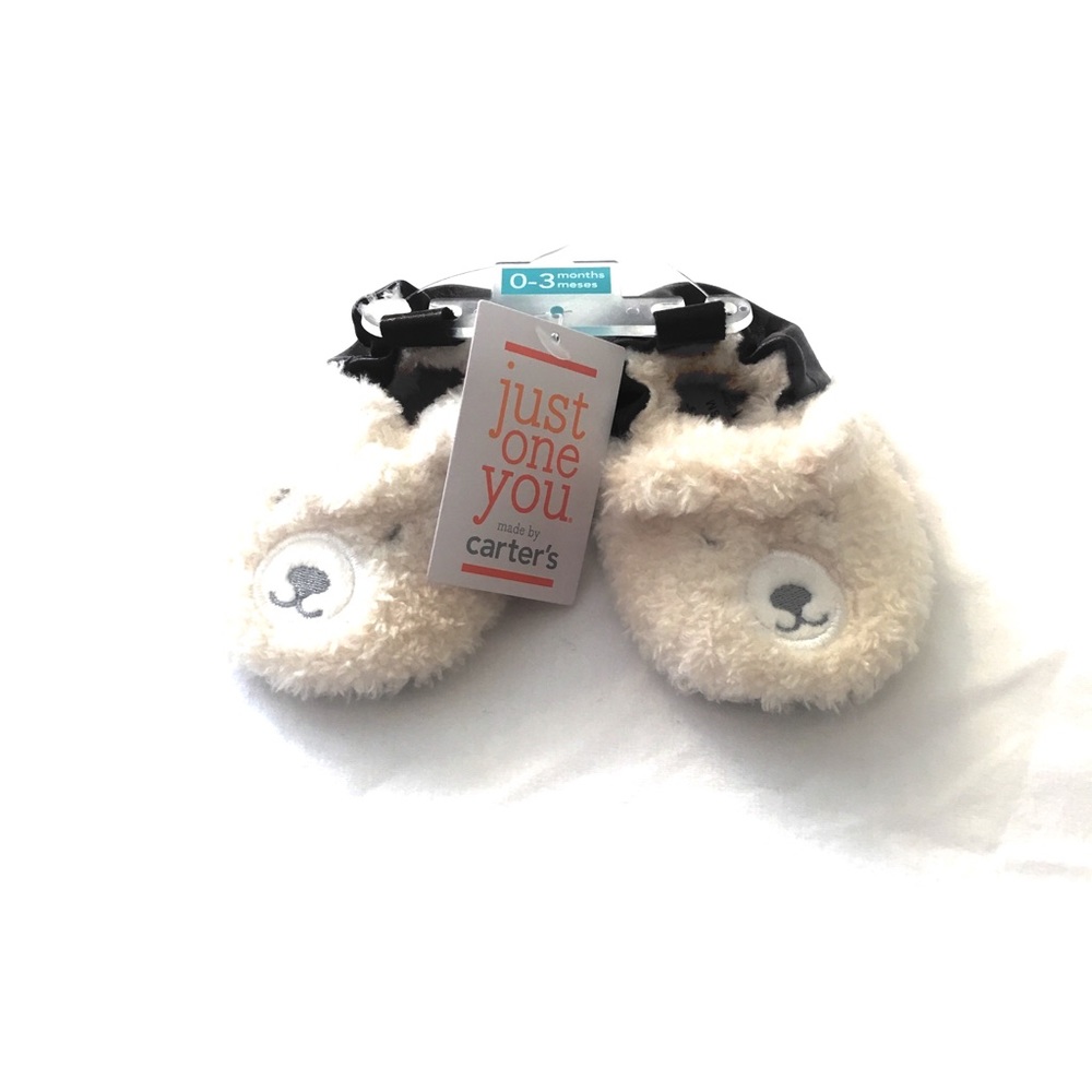 Carters 0-3 month cozy baby shoes